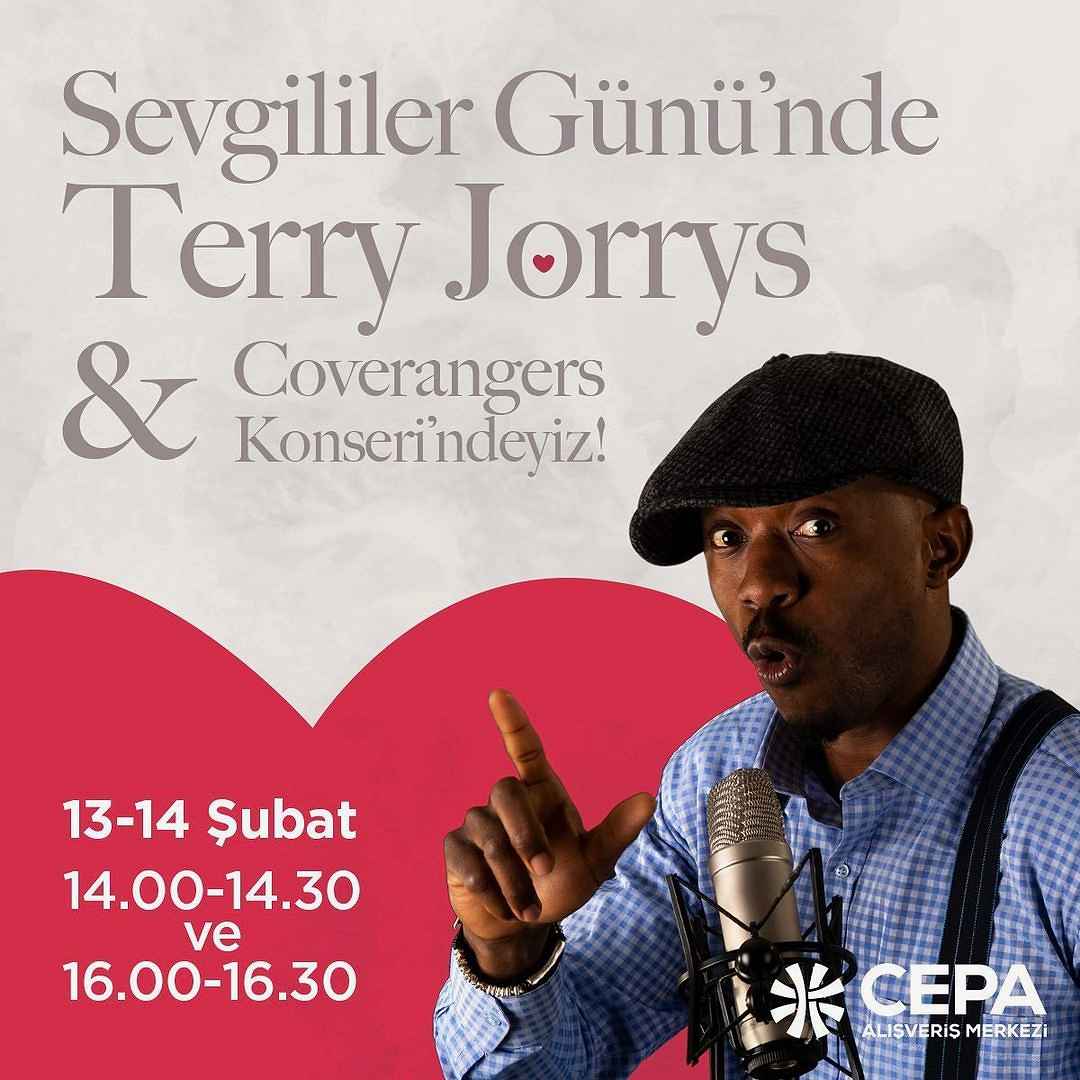Sevgililer Günü’nde Terry Joorys & Coverangers Konseri’ndeyiz!