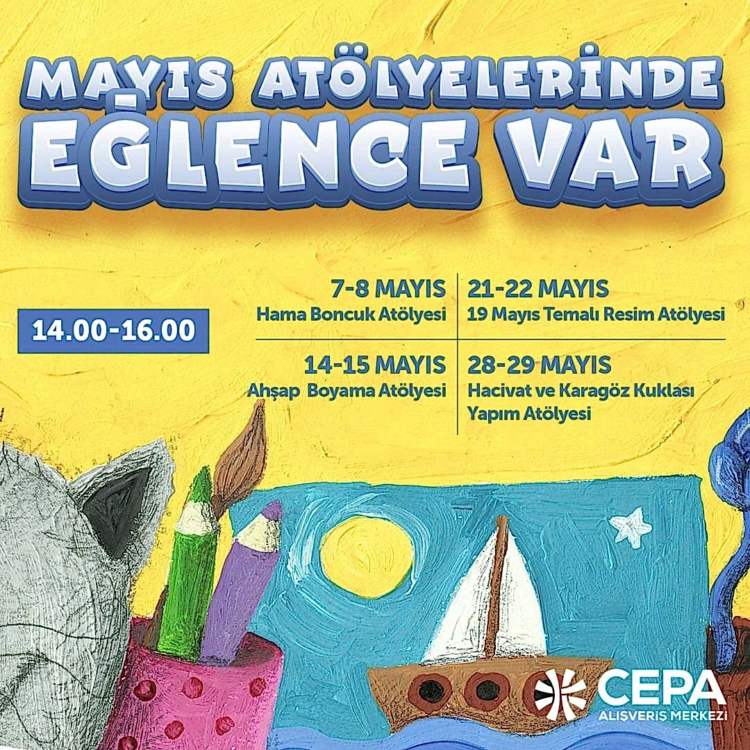 Mayıs Atölyelerinde Eğlence Var
