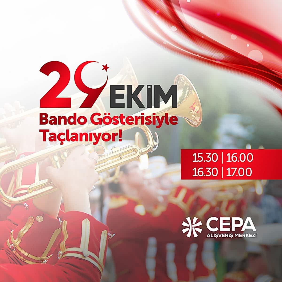 29 Ekim Bando Gösterisiyle Taçlanıyor!