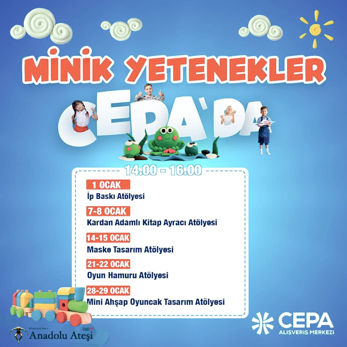 Minik yetenekler Cepa’da!