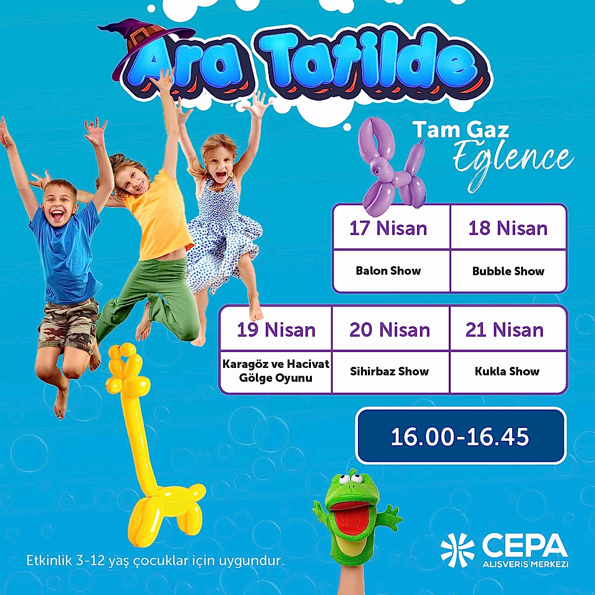 Ara Tatilde Tam Gaz Eğlence