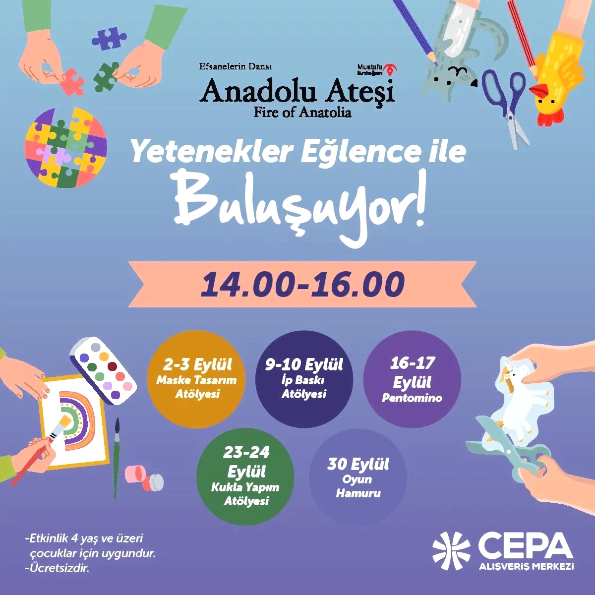 Yetenekler Eğlence ile Buluşuyor
