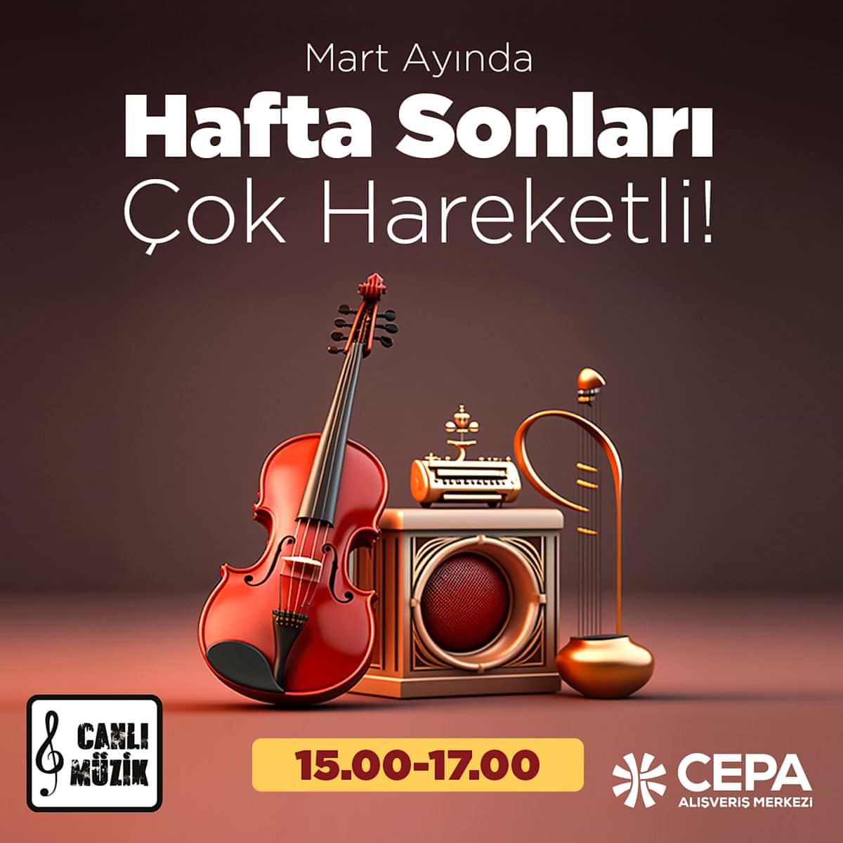 Mart Ayında Hafta Sonları Çok Hareketli!