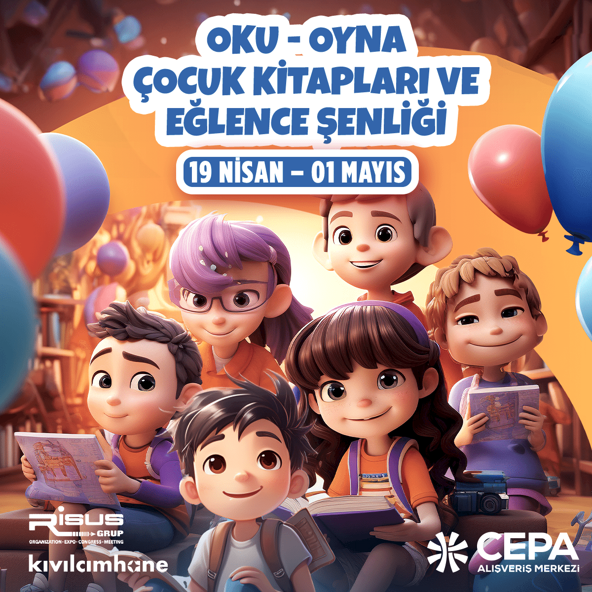 Oku – Oyna Çocuk Kitapları ve Eğlence Şenliği