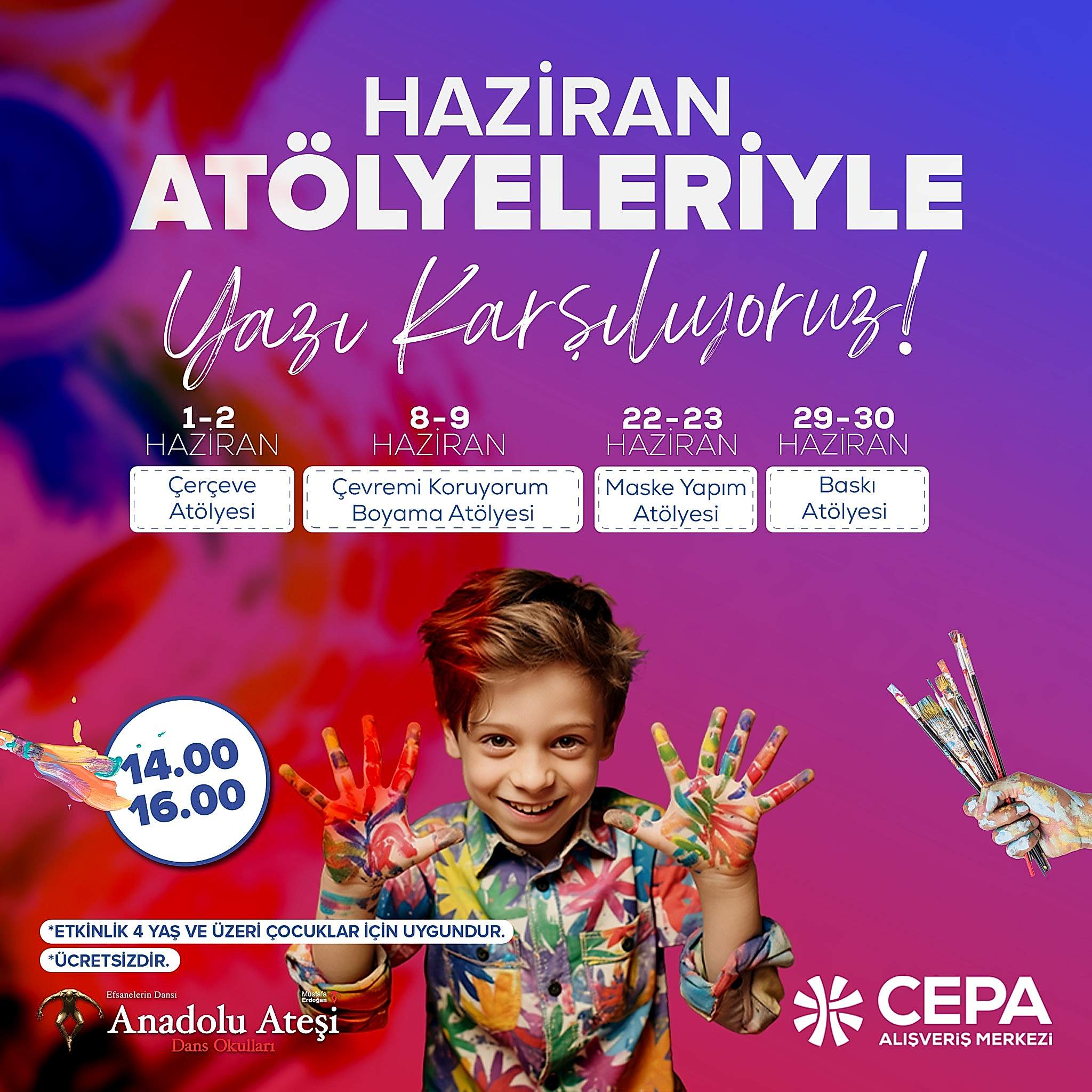 Yaz Atölyeleriyle Yazı Karşılıyoruz