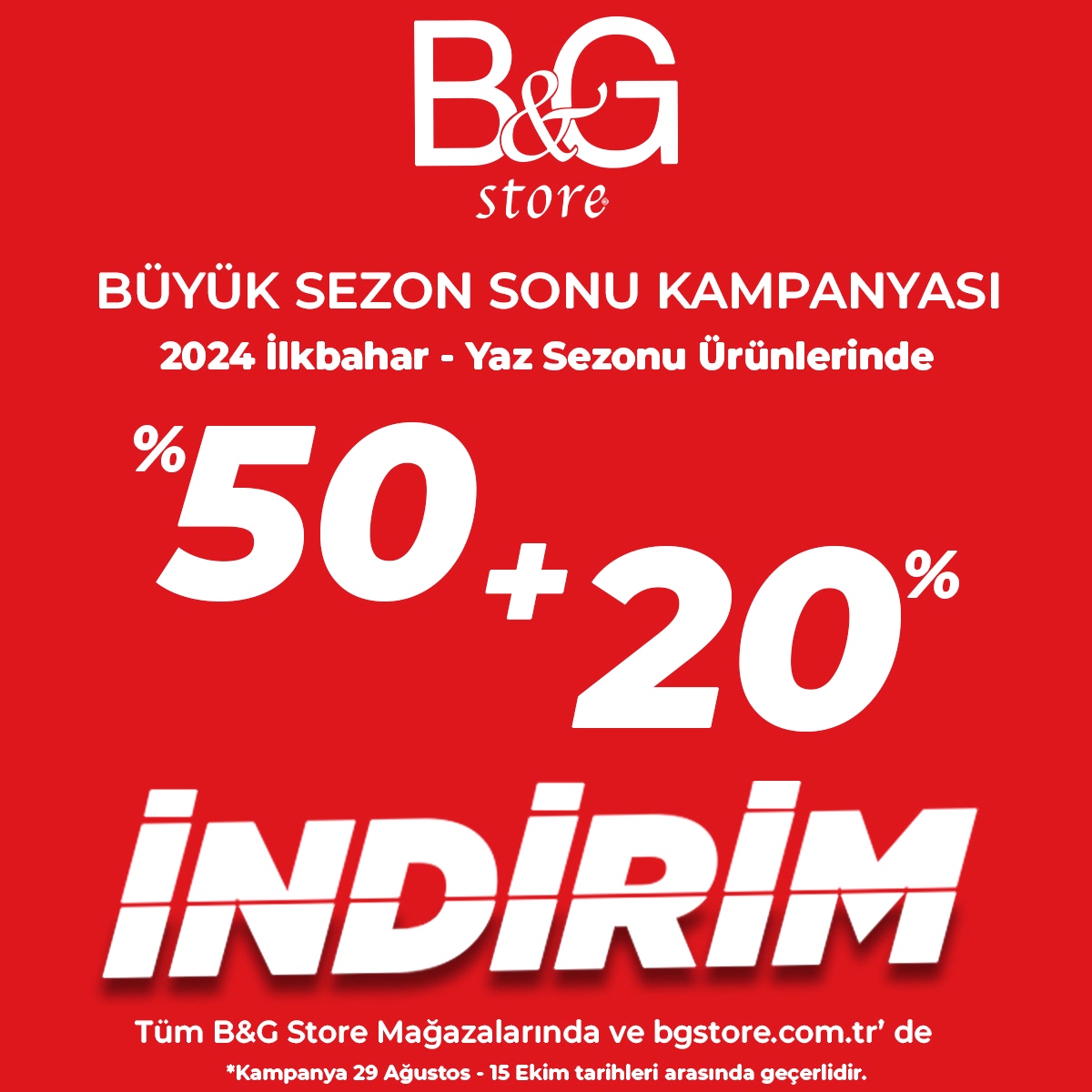 Büyük Sezon Sonu Kampanyası