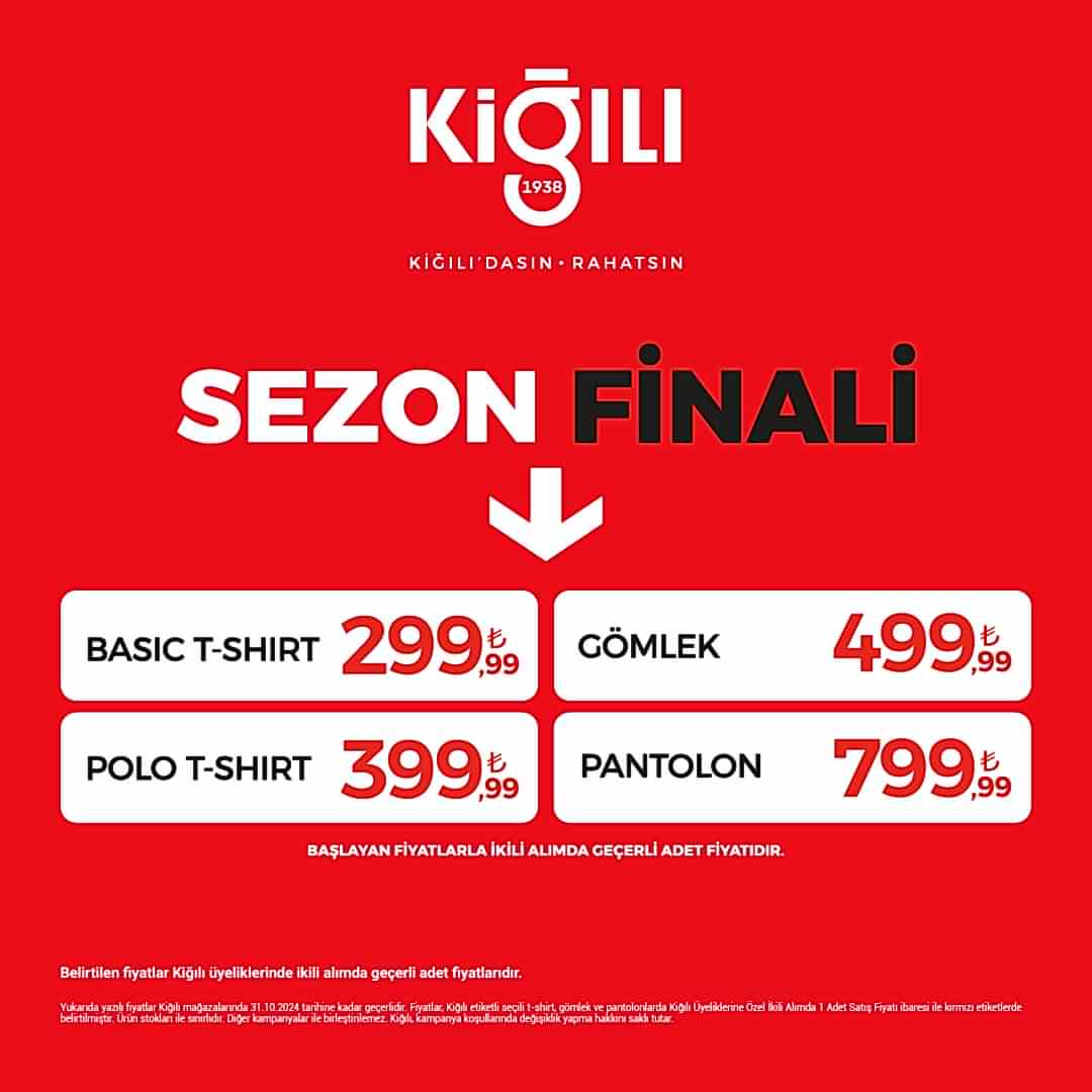 Kiğılı’da “Sezon Finali” Fırsatı!