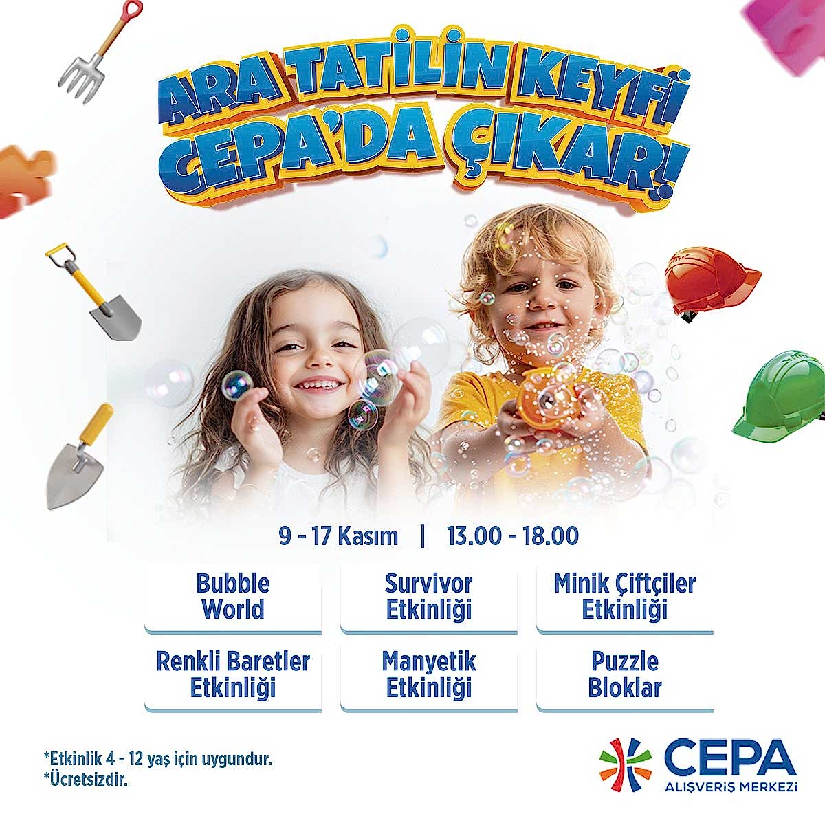Ara Tatil Keyfi CEPA’da Çıkar!