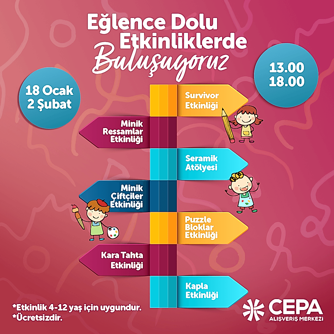 Eğlence Dolu Etkinliklerde Buluşuyoruz